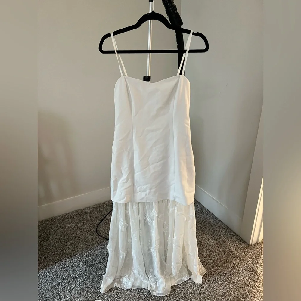 Abercrombie Elegant White Dress